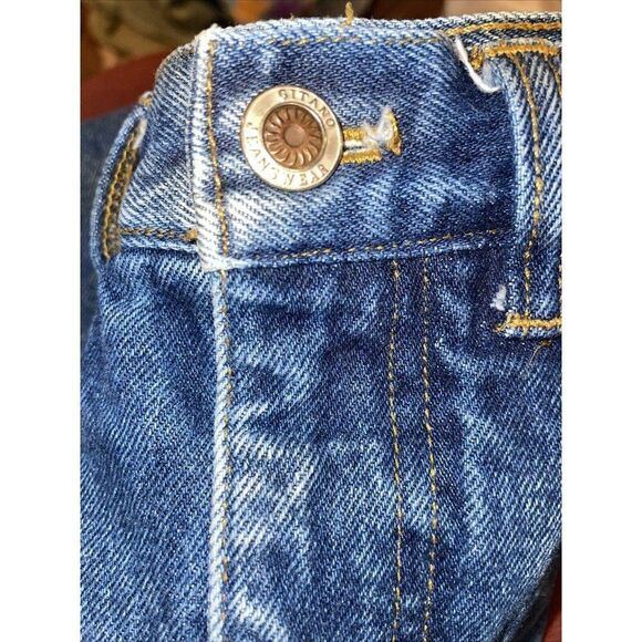 Vintage Y2K Gitano High Waisted Pencil Denim Jean Skirt Women's Sz 3/4 Blue - Picture 4 of 5